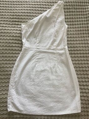 a new day One-Shoulder White Mini Dress
